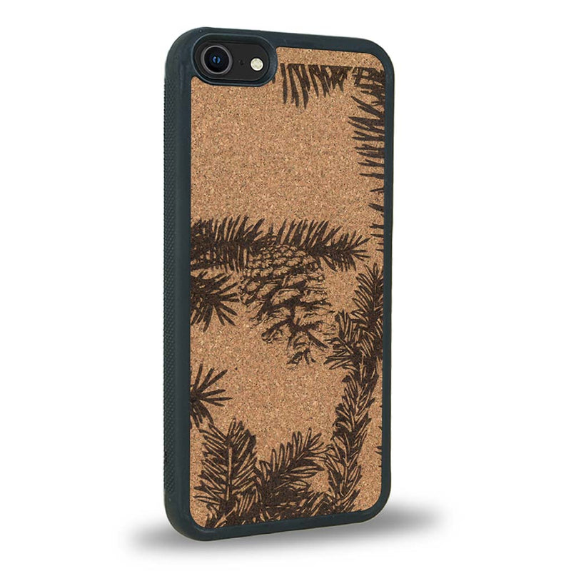 Coque iPhone 5 / 5s - La Pomme de Pin - Coque en bois