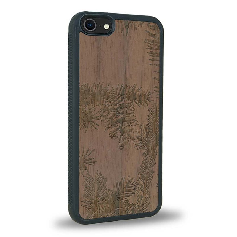 Coque iPhone 5 / 5s - La Pomme de Pin - Coque en bois