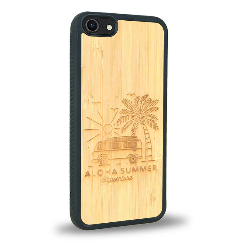 Coque iPhone 7 / 8 - Aloha Summer - Coque en bois