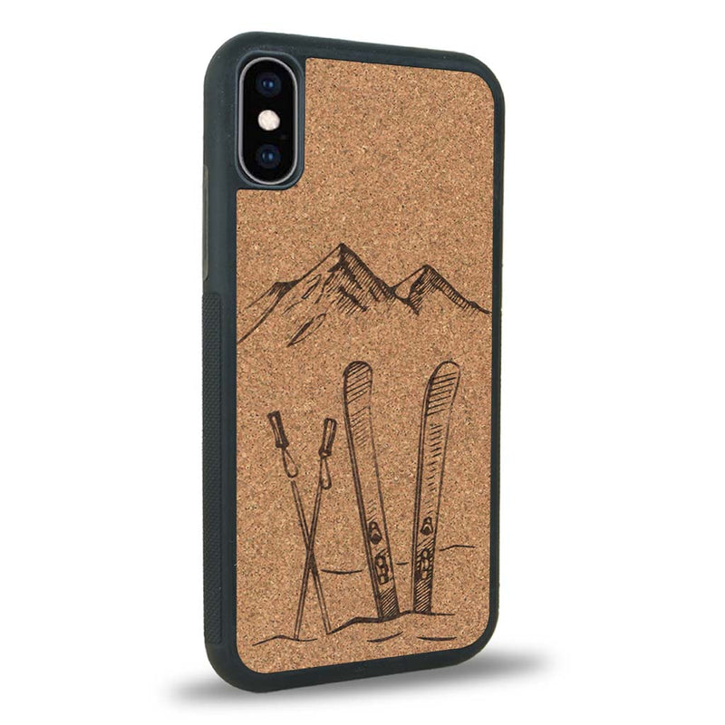 Coque iPhone X - Surf Time - Coque en bois