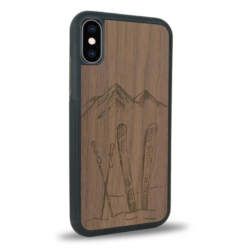 Coque iPhone X - Surf Time - Coque en bois