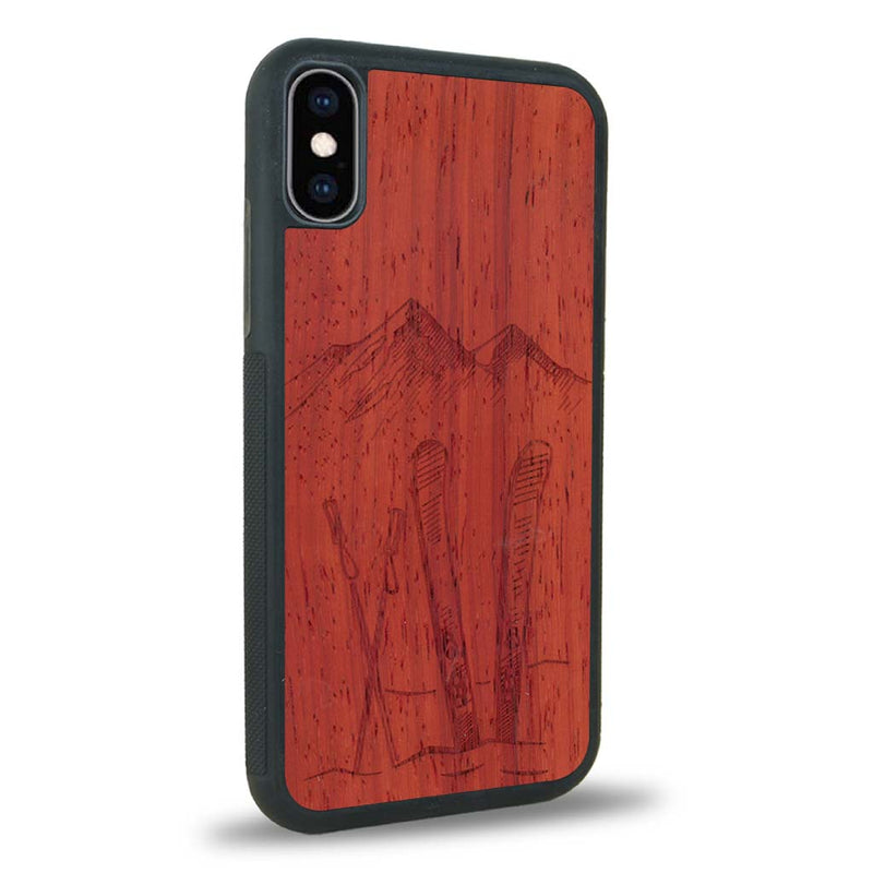 Coque iPhone X - Surf Time - Coque en bois