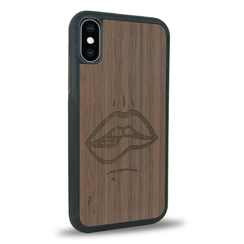 Coque iPhone XS Max - The Kiss - Coque en bois