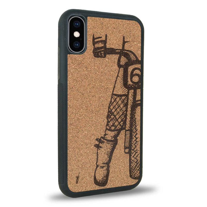 Coque iPhone XS - On The Road - Coque en bois