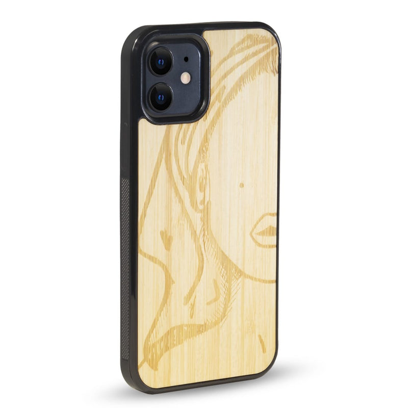 Coque MagSafe - Au Féminin - Coque en bois