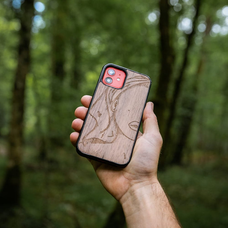 Coque MagSafe - Au Féminin - Coque en bois