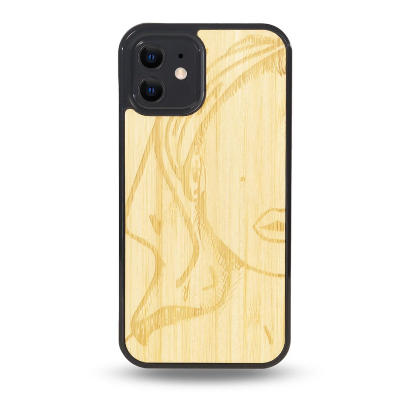 Coque MagSafe - Au Féminin - Coque en bois