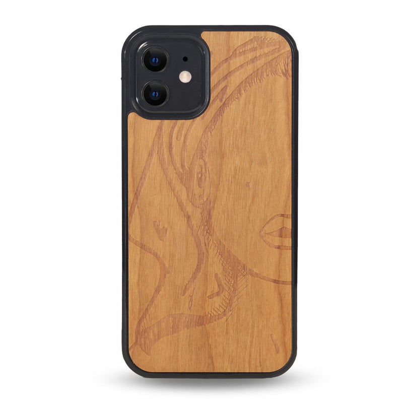 Coque MagSafe - Au Féminin - Coque en bois