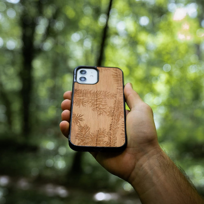 Coque MagSafe - La Pomme de Pin - Coque en bois