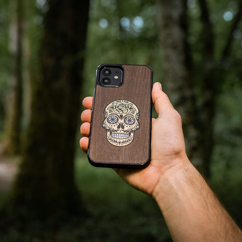 Coque MagSafe - La Skull - Coque en bois