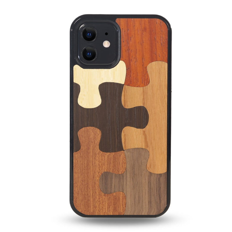 Coque MagSafe - Le Puzzle - Coque en bois