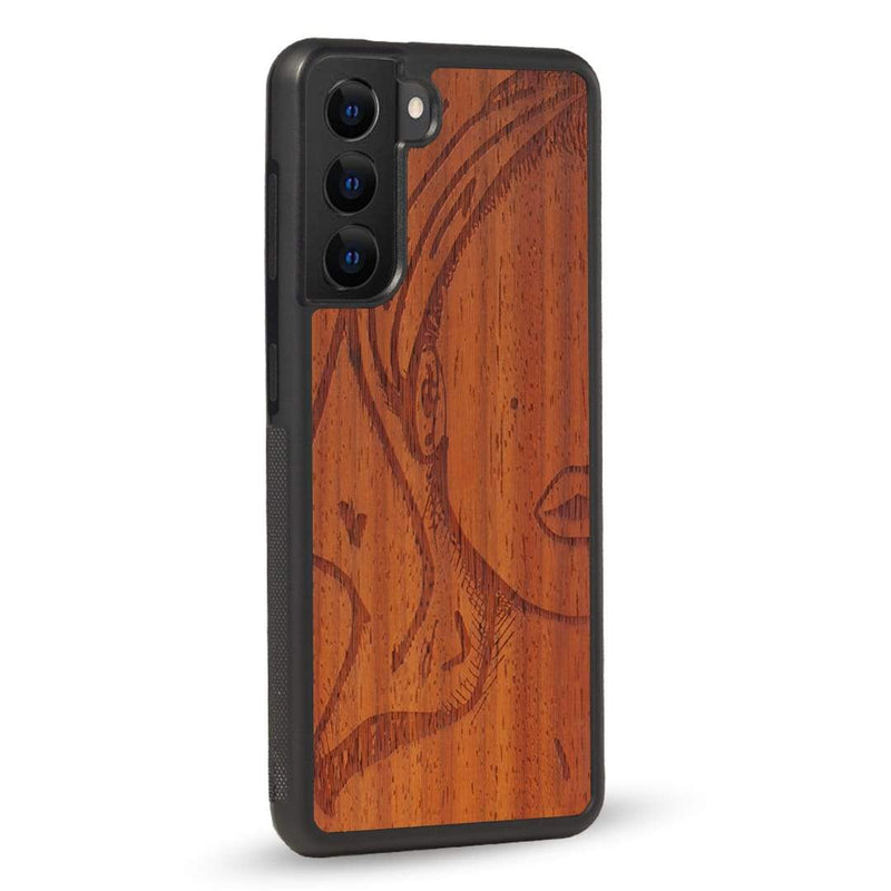 Coque OnePlus - Au Féminin - Coque en bois