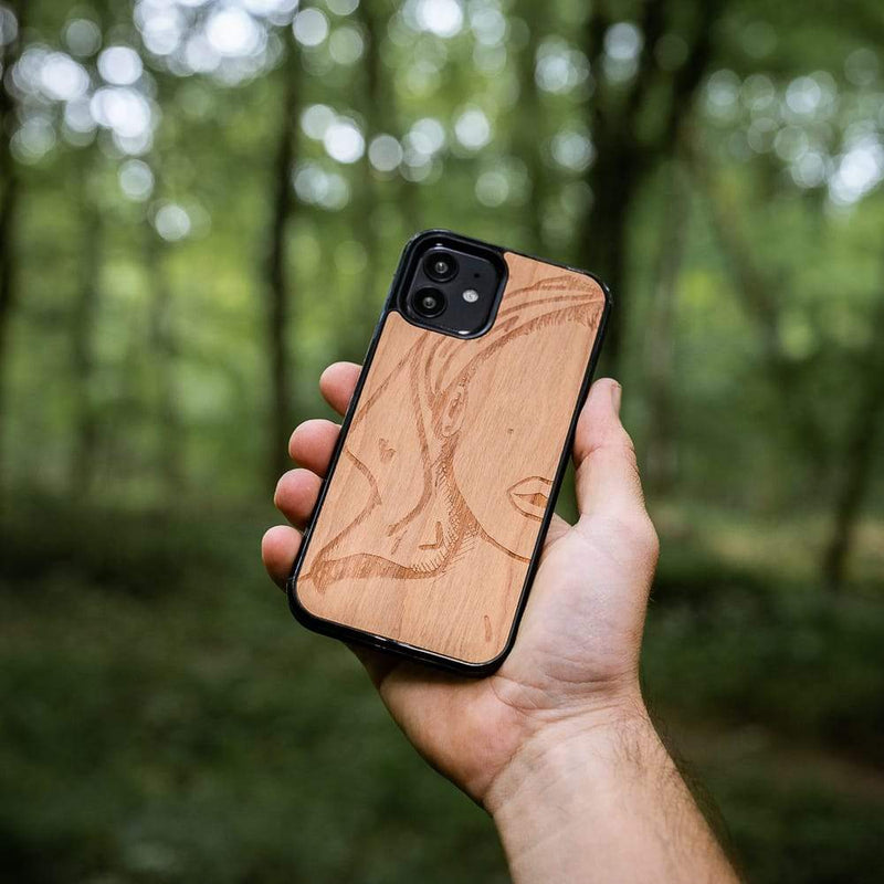 Coque OnePlus - Au Féminin - Coque en bois