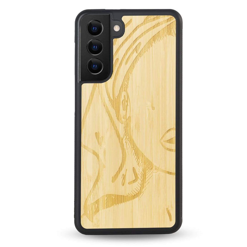 Coque OnePlus - Au Féminin - Coque en bois