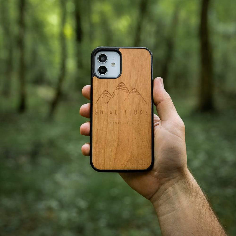 Coque OnePlus - En Altitude - Coque en bois