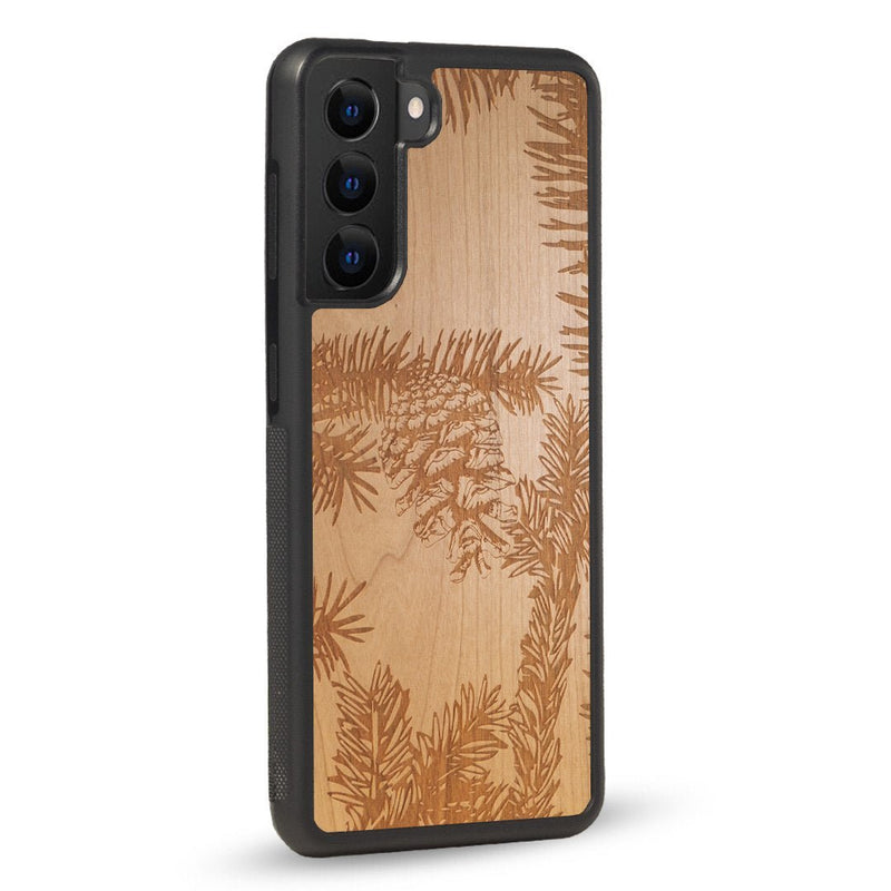 Coque OnePlus - La Pomme de Pin - Coque en bois