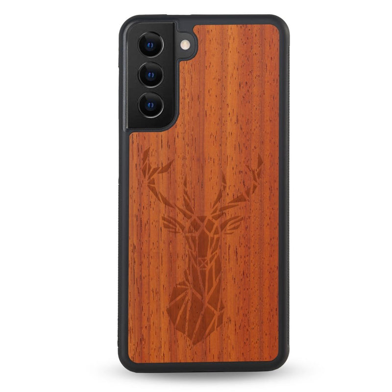 Coque OnePlus - Le Cerf - Coque en bois