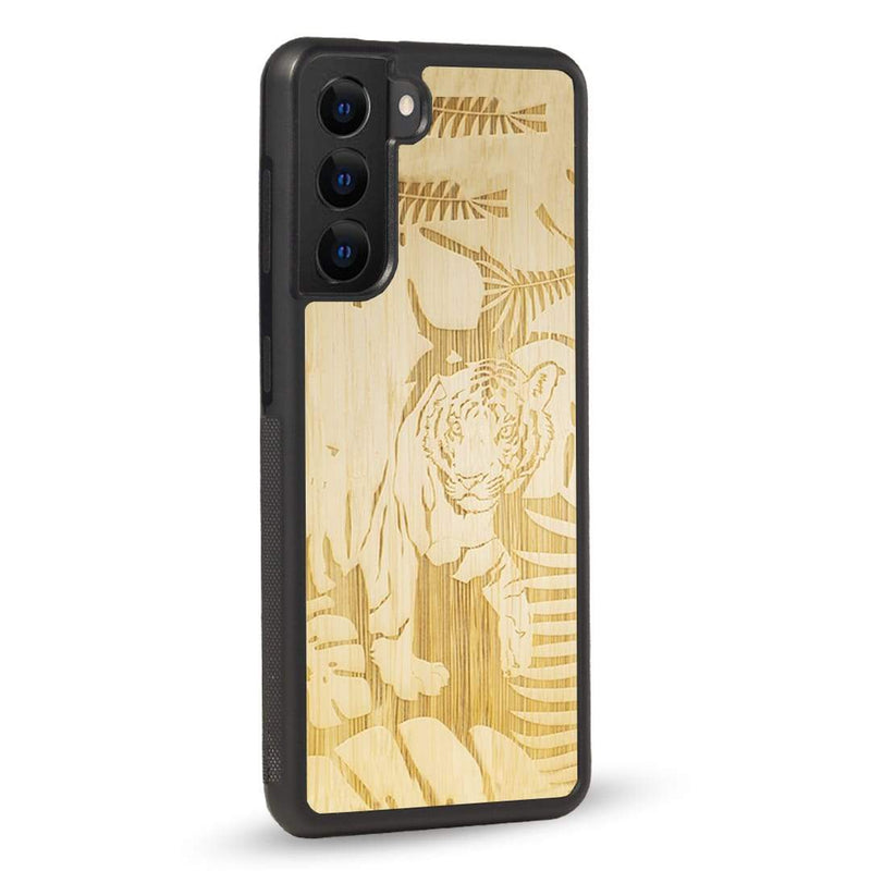 Coque OnePlus - Le Tigre - Coque en bois