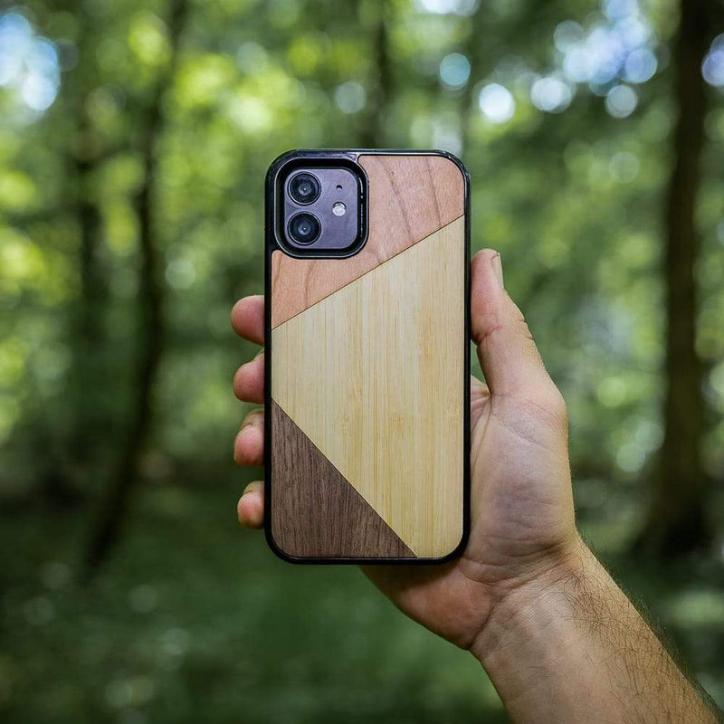 Coque OnePlus - Le Trio - Coque en bois