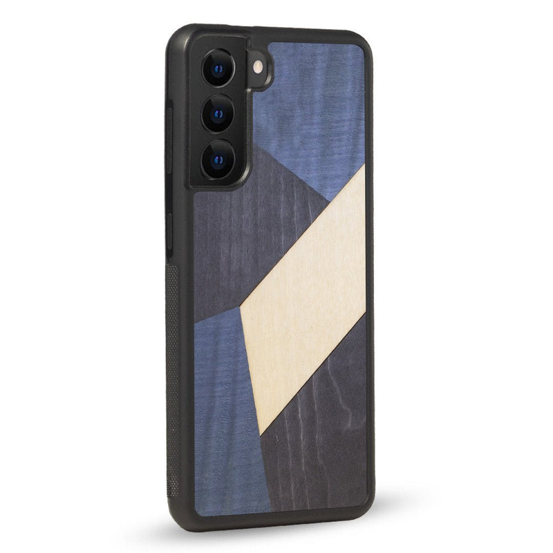 Coque OnePlus - L'Eclat Bleu - Coque en bois