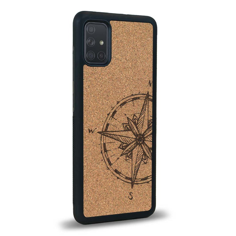 Coque Samsung A02S - La Rose des Vents - Coque en bois