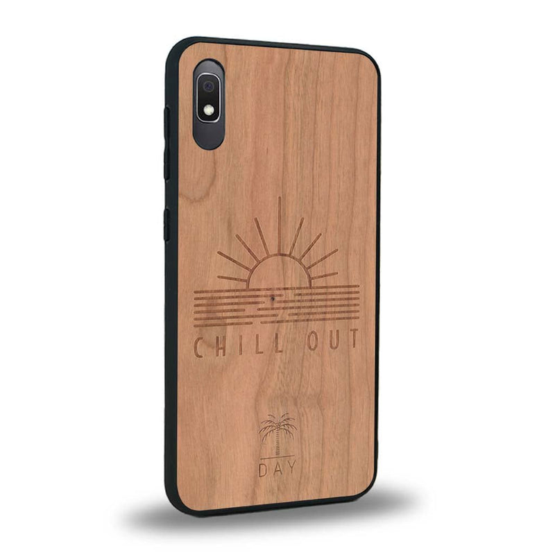 Coque Samsung A10 - La Chill Out - Coque en bois