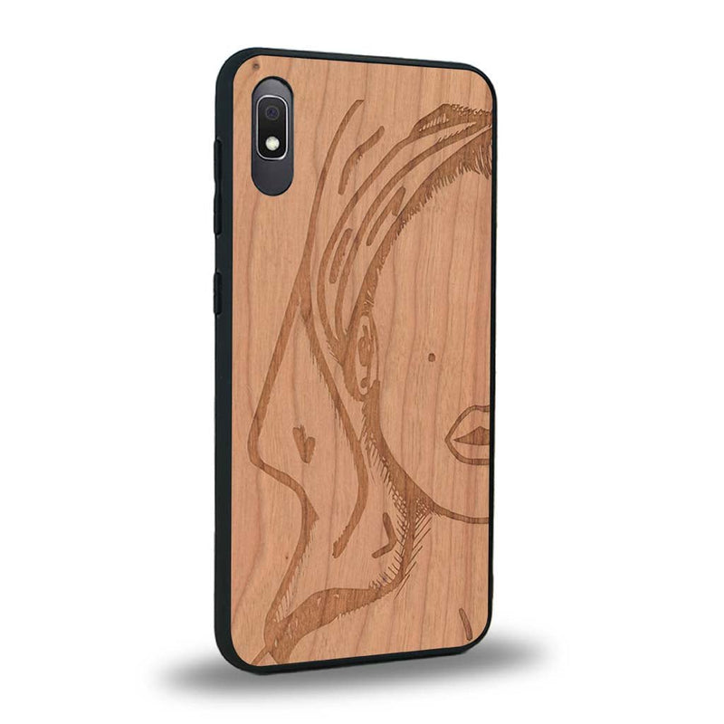 Coque Samsung A10E - Au féminin - Coque en bois