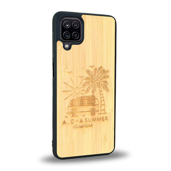 Coque Samsung A12 - Aloha Summer - Coque en bois