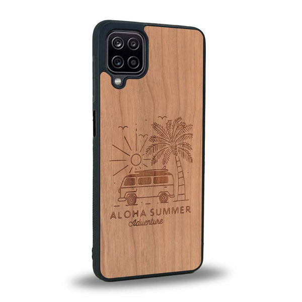 Coque Samsung A12 - Aloha Summer - Coque en bois