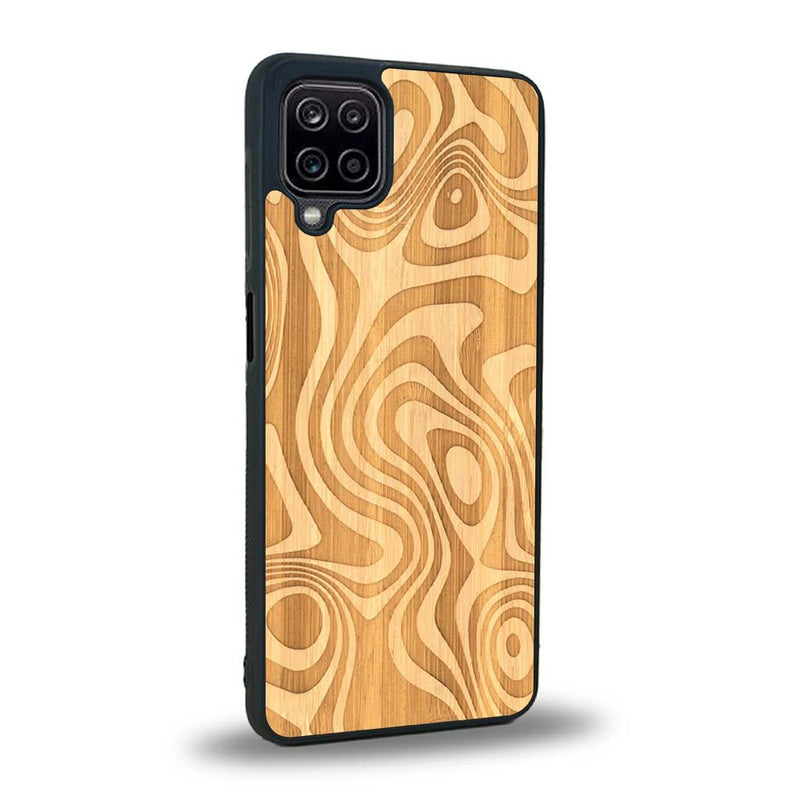 Coque Samsung A12 - L'Abstract - Coque en bois