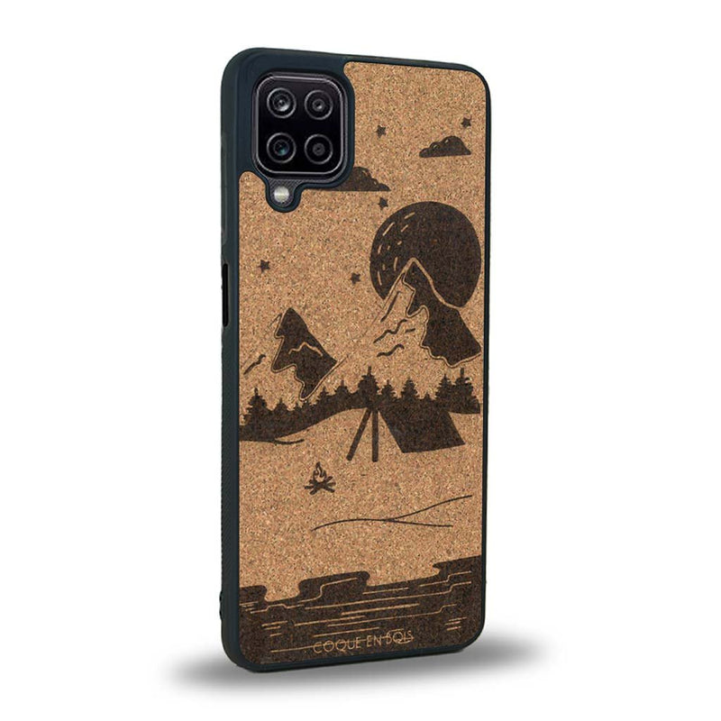 Coque Samsung A12 - Le Campsite - Coque en bois