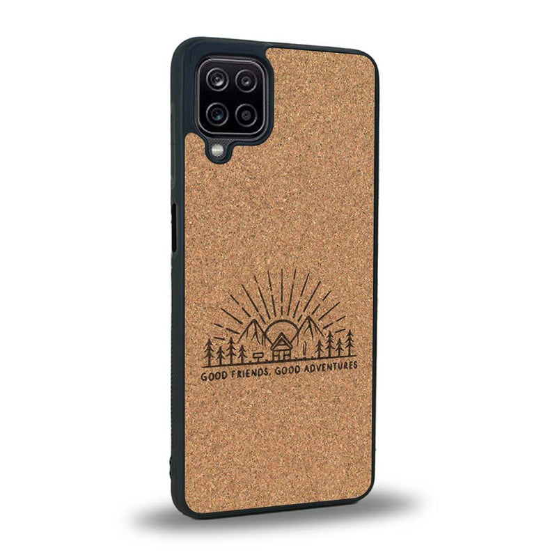 Coque Samsung A12 - Sunset Lovers - Coque en bois