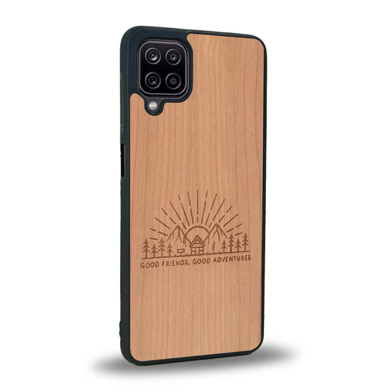 Coque Samsung A12 - Sunset Lovers - Coque en bois