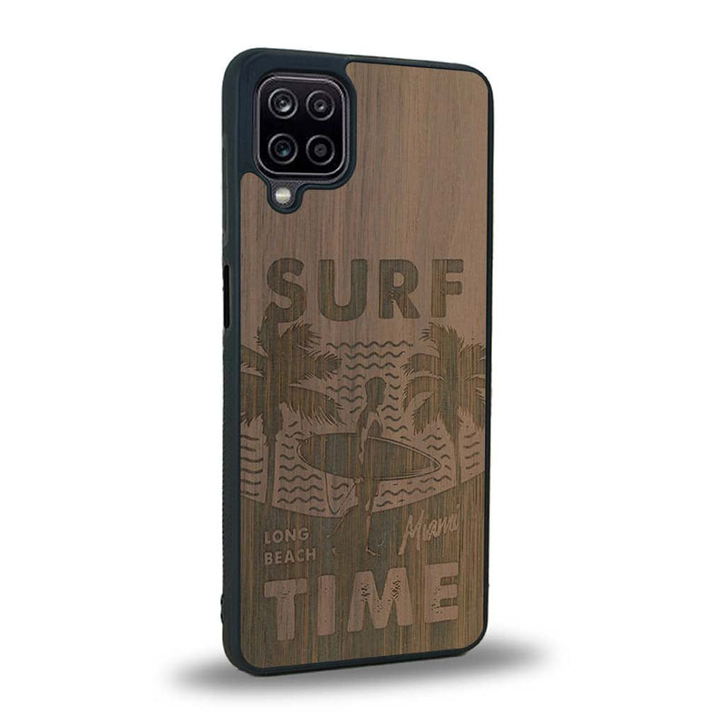 Coque Samsung A12 - Surf Time - Coque en bois