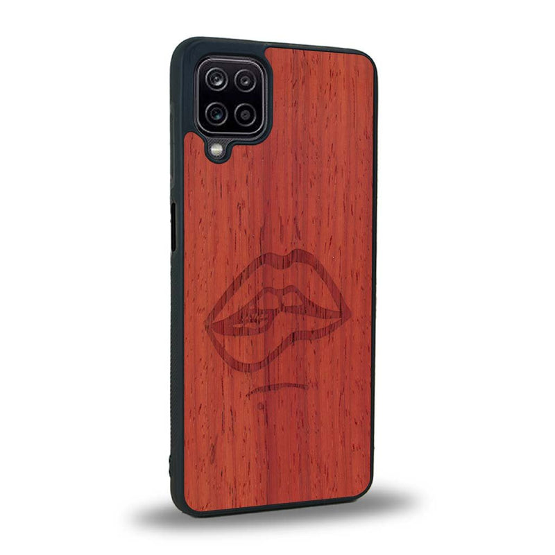 Coque Samsung A12 - The Kiss - Coque en bois