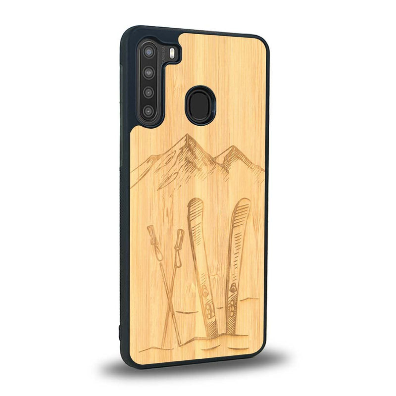 Coque Samsung A21 - Winter Holidays - Coque en bois