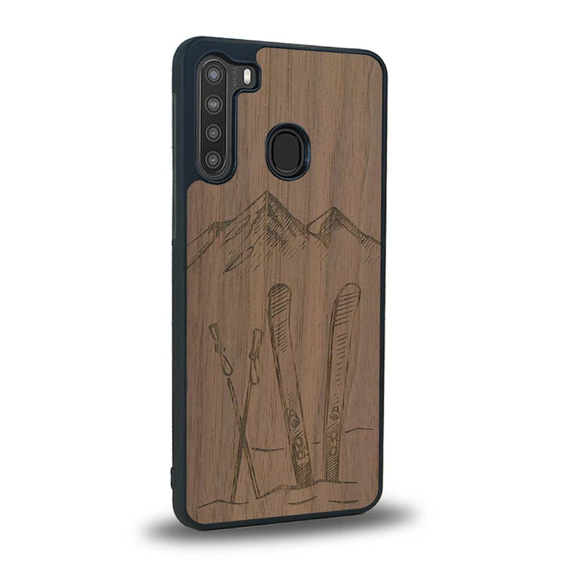 Coque Samsung A21 - Winter Holidays - Coque en bois