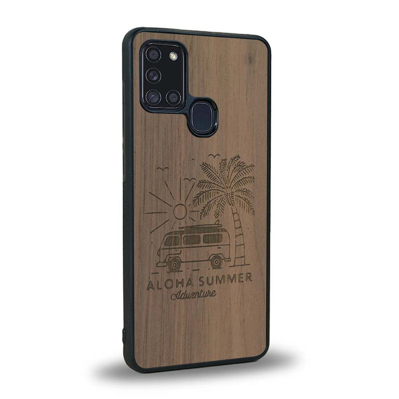 Coque Samsung A21S - Aloha Summer - Coque en bois