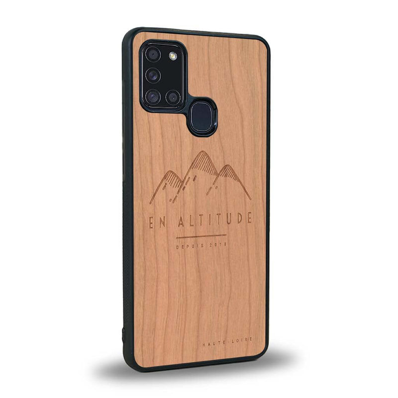 Coque Samsung A21S - En Altitude - Coque en bois