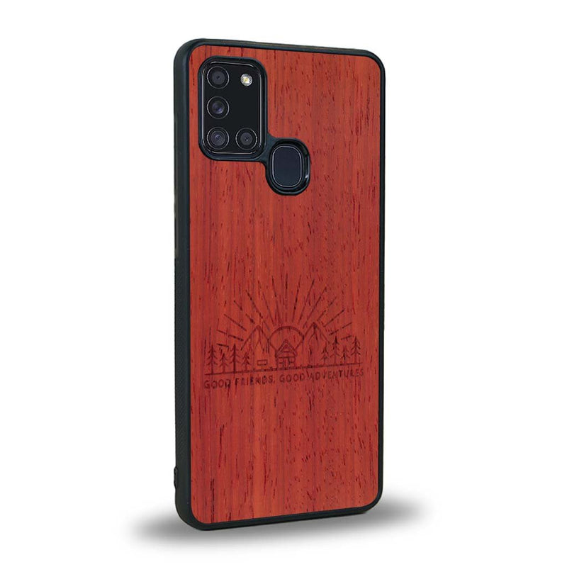 Coque Samsung A21S - Sunset Lovers - Coque en bois