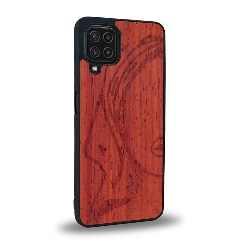 Coque Samsung A22 - Au féminin - Coque en bois