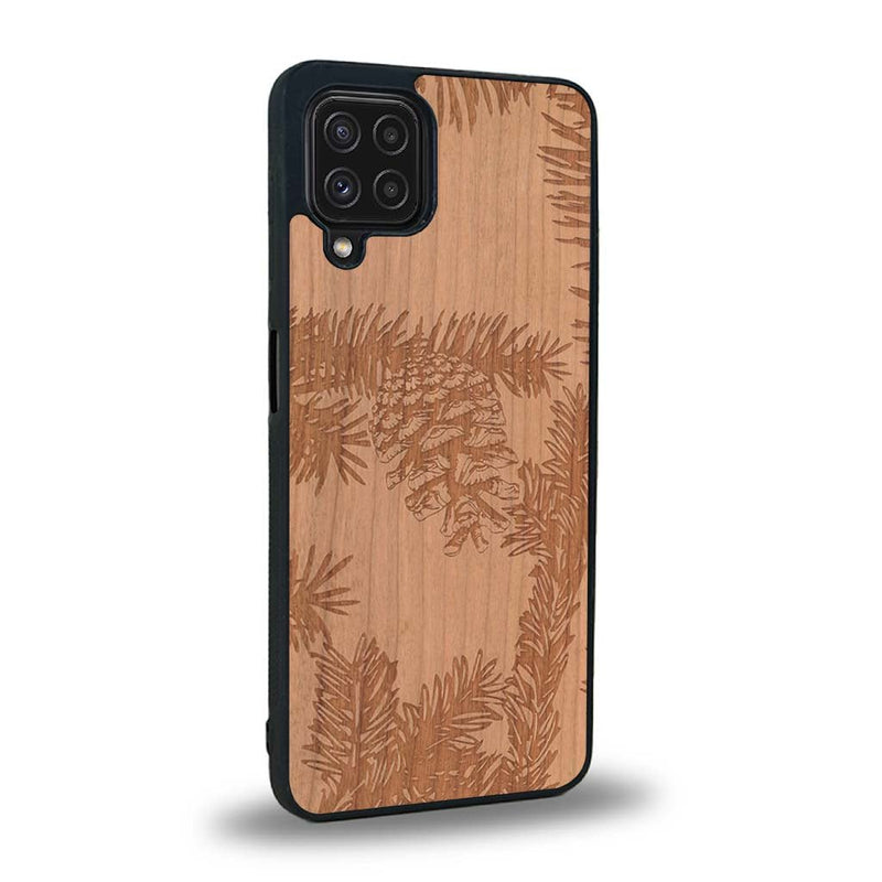 Coque Samsung A22 - La Pomme de Pin - Coque en bois