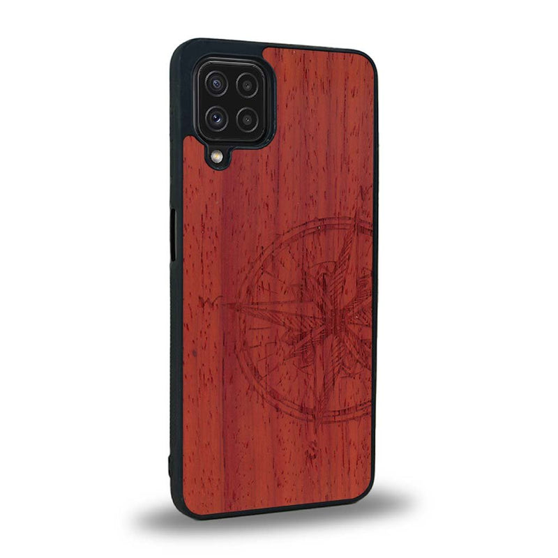 Coque Samsung A22 - La Rose des Vents - Coque en bois