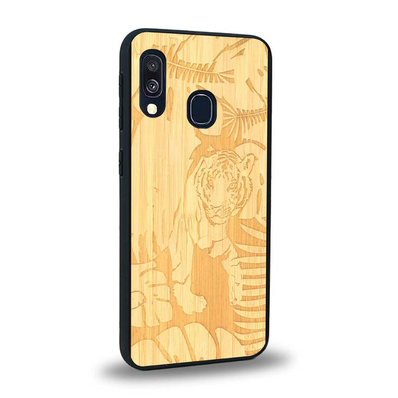 Coque Samsung A30 - Le Tigre - Coque en bois