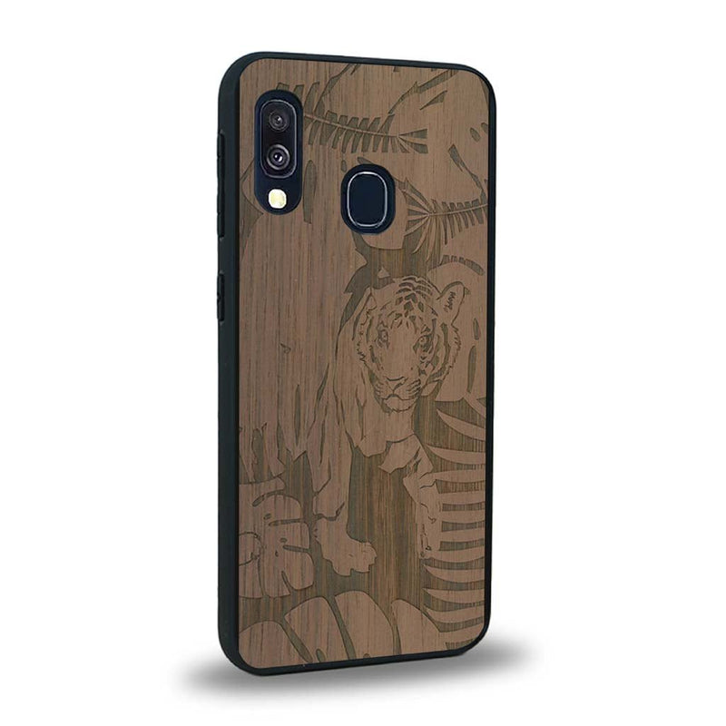 Coque Samsung A30 - Le Tigre - Coque en bois