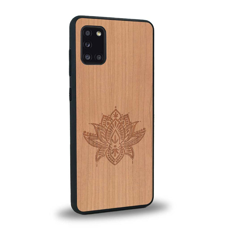 Coque Samsung A31 - Le Lotus - Coque en bois