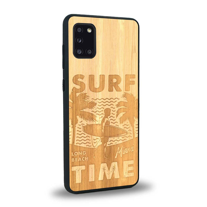 Coque Samsung A31 - Surf Time - Coque en bois