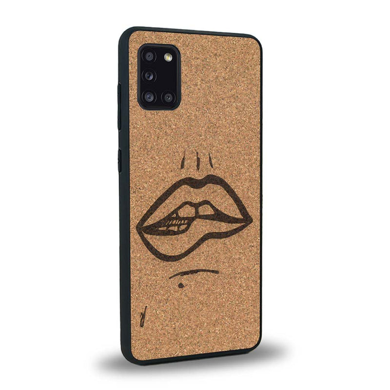 Coque Samsung A31 - The Kiss - Coque en bois