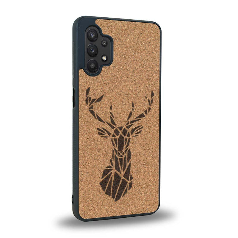 Coque Samsung A32 5G - Le Cerf - Coque en bois