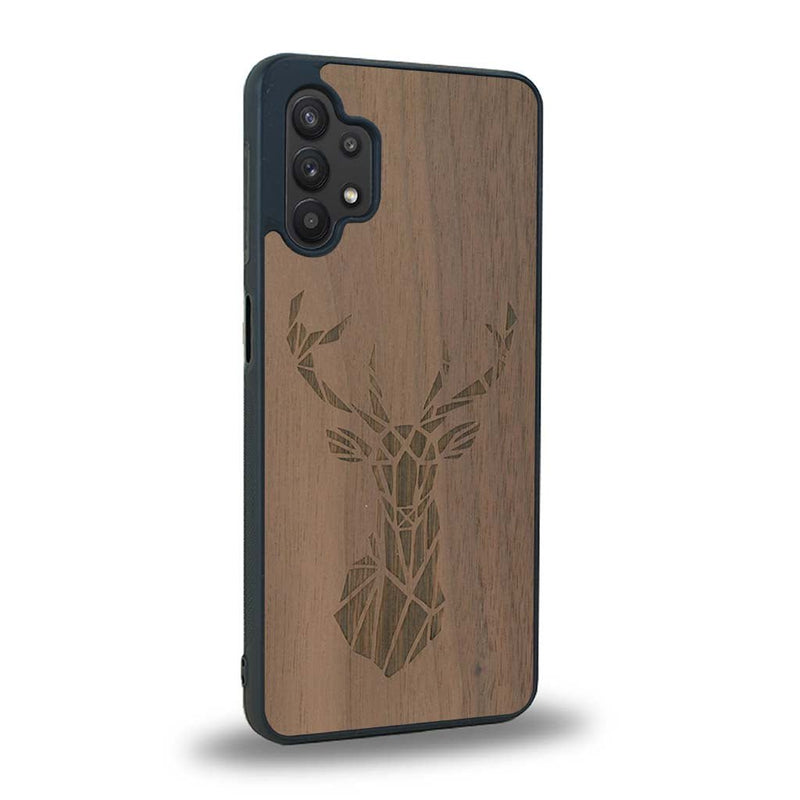 Coque Samsung A32 5G - Le Cerf - Coque en bois